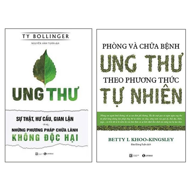 Sách - Combo Ung Thư - sự thật và những phương pháp phòng chữa bệnh tự nhiên