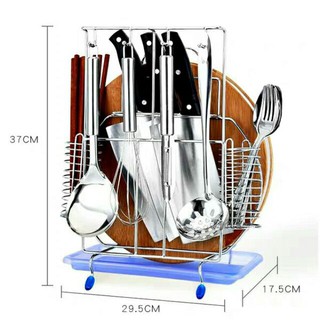 [Giảm giá] Kệ để dao thớt inox 304 mới