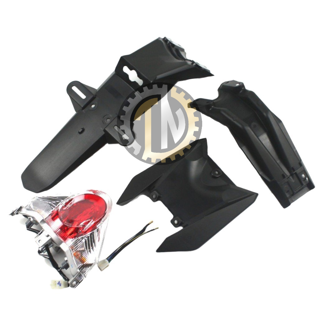 Dè biển số 3 món đèn hậu Satria Fi hàng chính hãng Suzuki