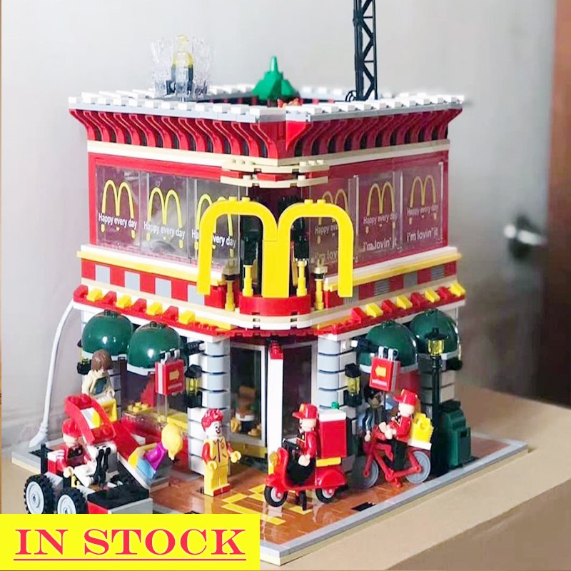 Đồ chơi lắp ráp Sembo 6901 - Nhà hàng đồ ăn nhanh