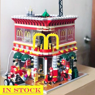 Đồ chơi lắp ráp Sembo 6901 - Nhà hàng đồ ăn nhanh