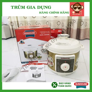 Nồi áp suất điện đa năng sunhouse 5ll shd1558, nồi áp suất sunhouse 5l