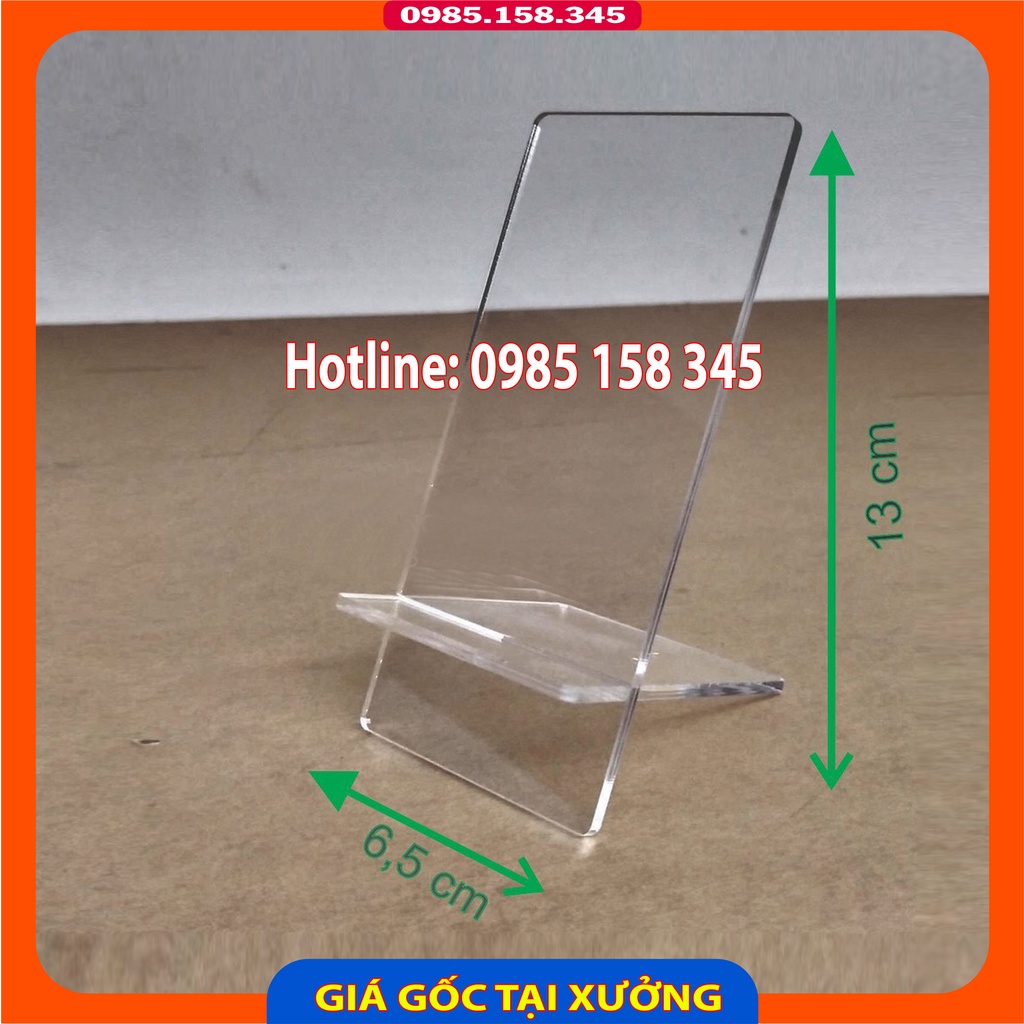 Đế mica trưng bày điện thoại/giá đỡ/kệ mica để sản phẩm ,điện thoại, máy tính bảng mẫu HK2