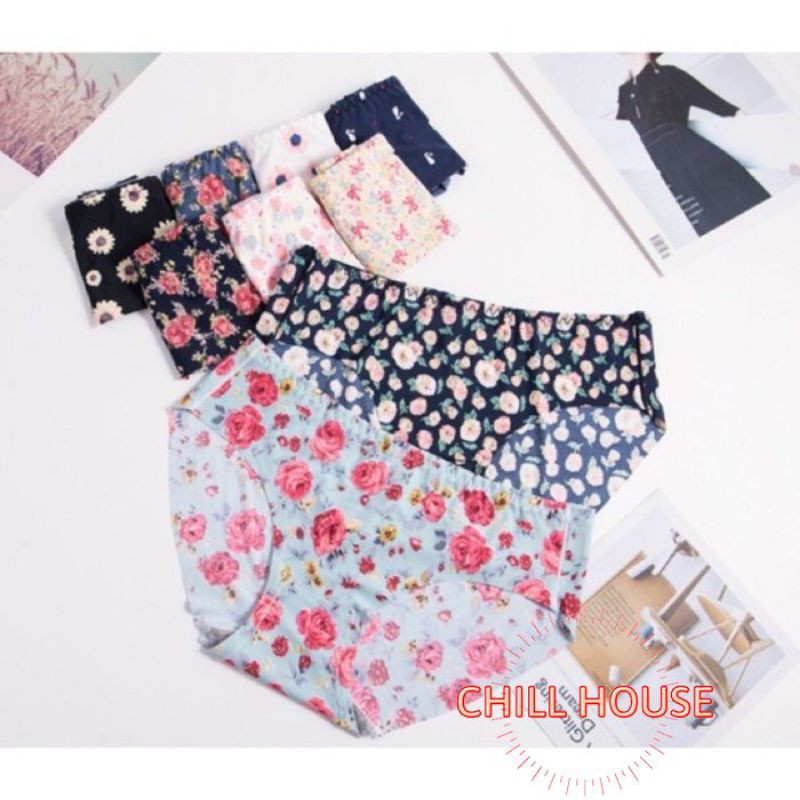 Quần đúc su họa tiết hoa nhí siêu mát  Q 99045 - CHILLHOUSE
