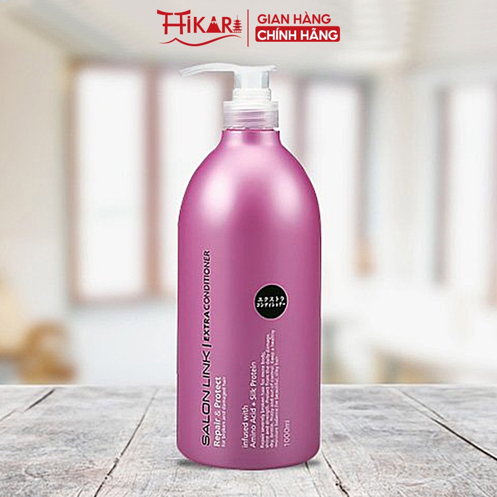 Dầu xả Kumano Salon Link Extra Conditioner dành cho tóc yếu 1000ml