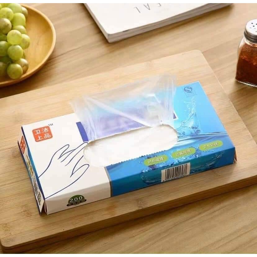 Hộp Găng Tay Bao Tay Nilon Dùng 1 Lần