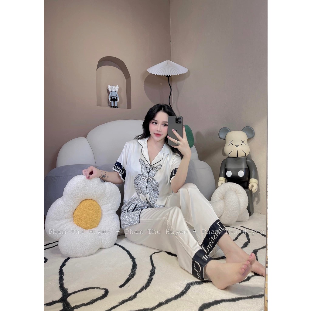 Bộ ngủ lụa SAM , satin , mango Huyền Bé Store chính chủ shop tự chụp