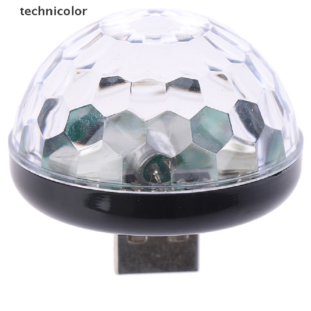 Đèn LED RGB USB mini nhiều màu trang trí nội thất xe hơi