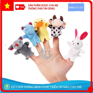 [Sale] Đồ Chơi Ngón Tay Con Rối Vải Cho Bé