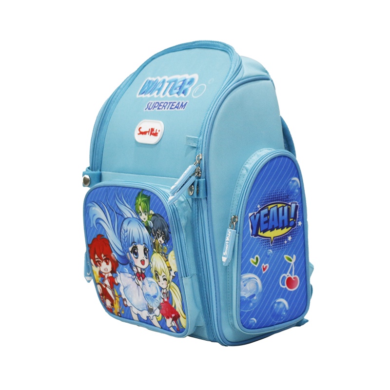 Balo B.bag chống gù Super Team-Water B-011 Xanh nhạt