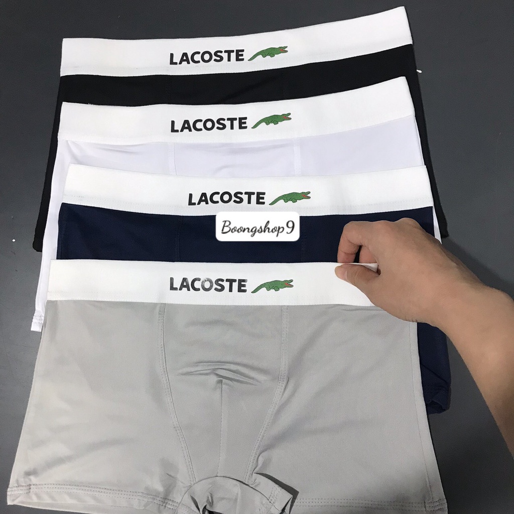 Quần lót nam Lacoste thun lạnh cao cấp,thấm hút mồ hôi