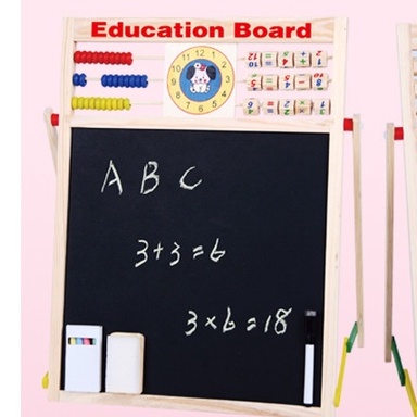 Giaó Cụ Montessori Bảng Nam Châm  Đa Năng EDUCATION Bằng Gỗ Cao Cấp Cho Bé
