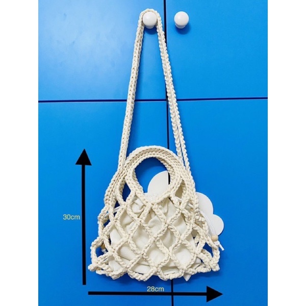 🔆 HOT TREND - Summer net bag  + kèm túi vải. Túi lưới handmade
