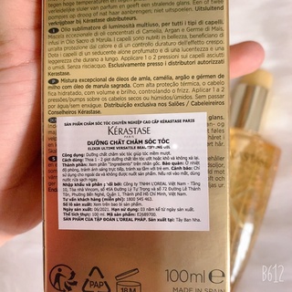 Dầu dưỡng tóc chăm sóc Kerastase 100ml