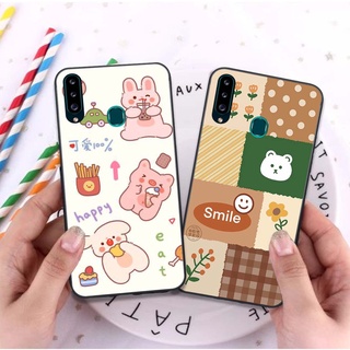 Ốp lưng Samsung A20S in hình Smile mặt cười cute, giá rẻ chất lượng cao