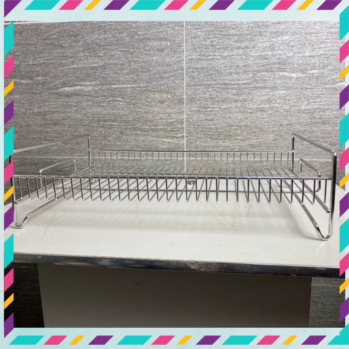 Kệ úp chén bát đa năng đựng hoa quả có khay hứng nước chất liệu inox 304