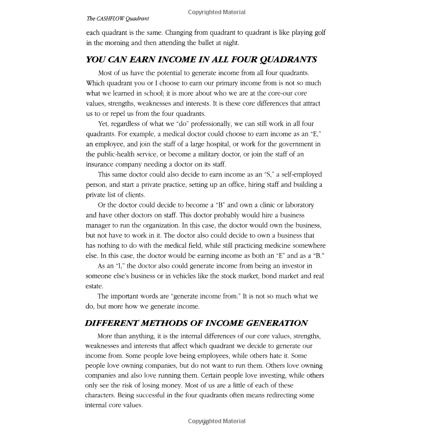 Sách - RICH DAD'S CASHFLOW QUADRANT (INTL)