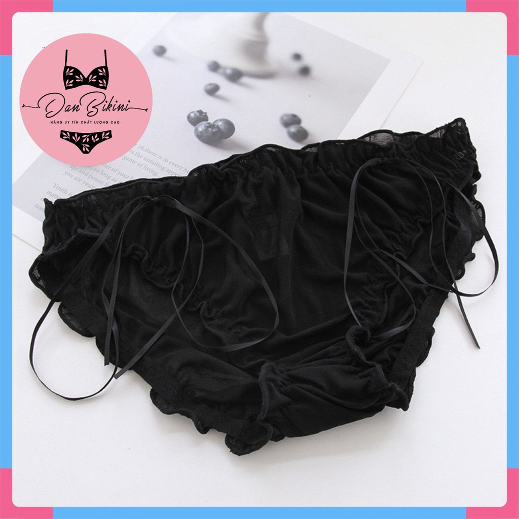 Quần Lót Nữ - Quần Lót Nữ Cotton kháng khuẩn mềm mại tông đen gợi cảm tôn dáng sexy DAN STORE MÃ Comboden5