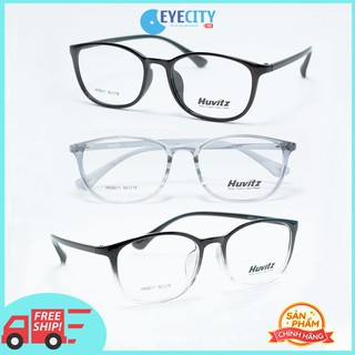 Gọng kính cận thời trang Hàn Quốc Huvitz nhựa dẻo HK8011 dáng tròn nhiều màu