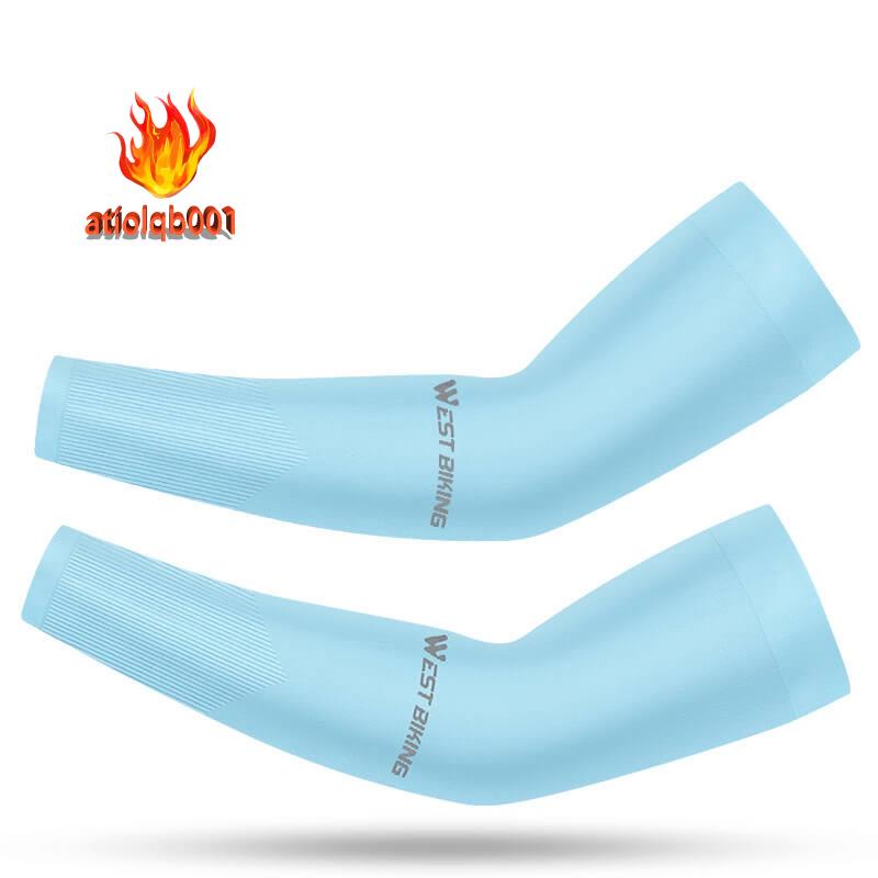 Ống Tay Áo Dài Bằng Vải Lạnh Màu Be Dùng Khi Chạy Bộ/Cắm Trại/Chạy Bộ/Chơi Thể Thao Mùa Hè