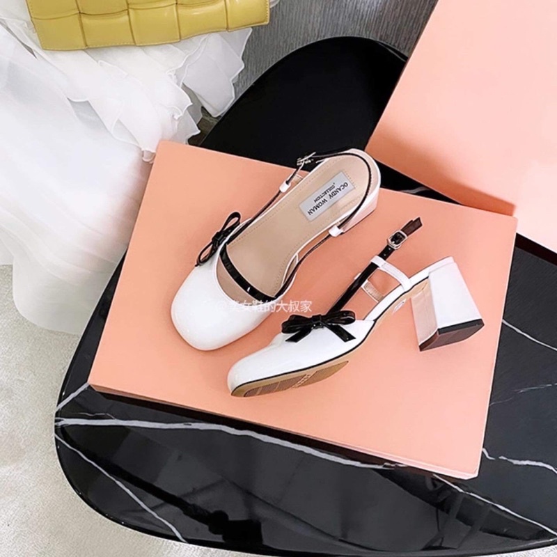 Giầy Mary Jane cut out nơ