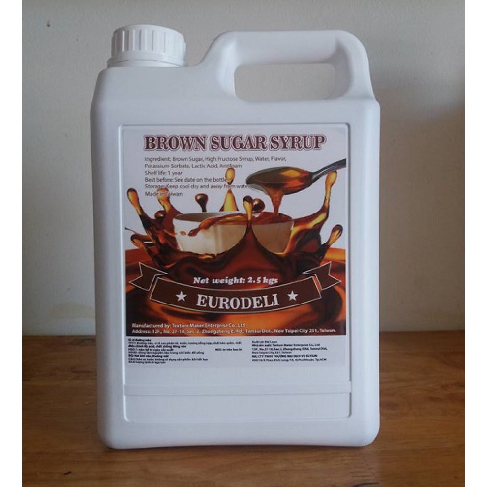 Sirô Đường Đen Eurodeli  2,5Kg