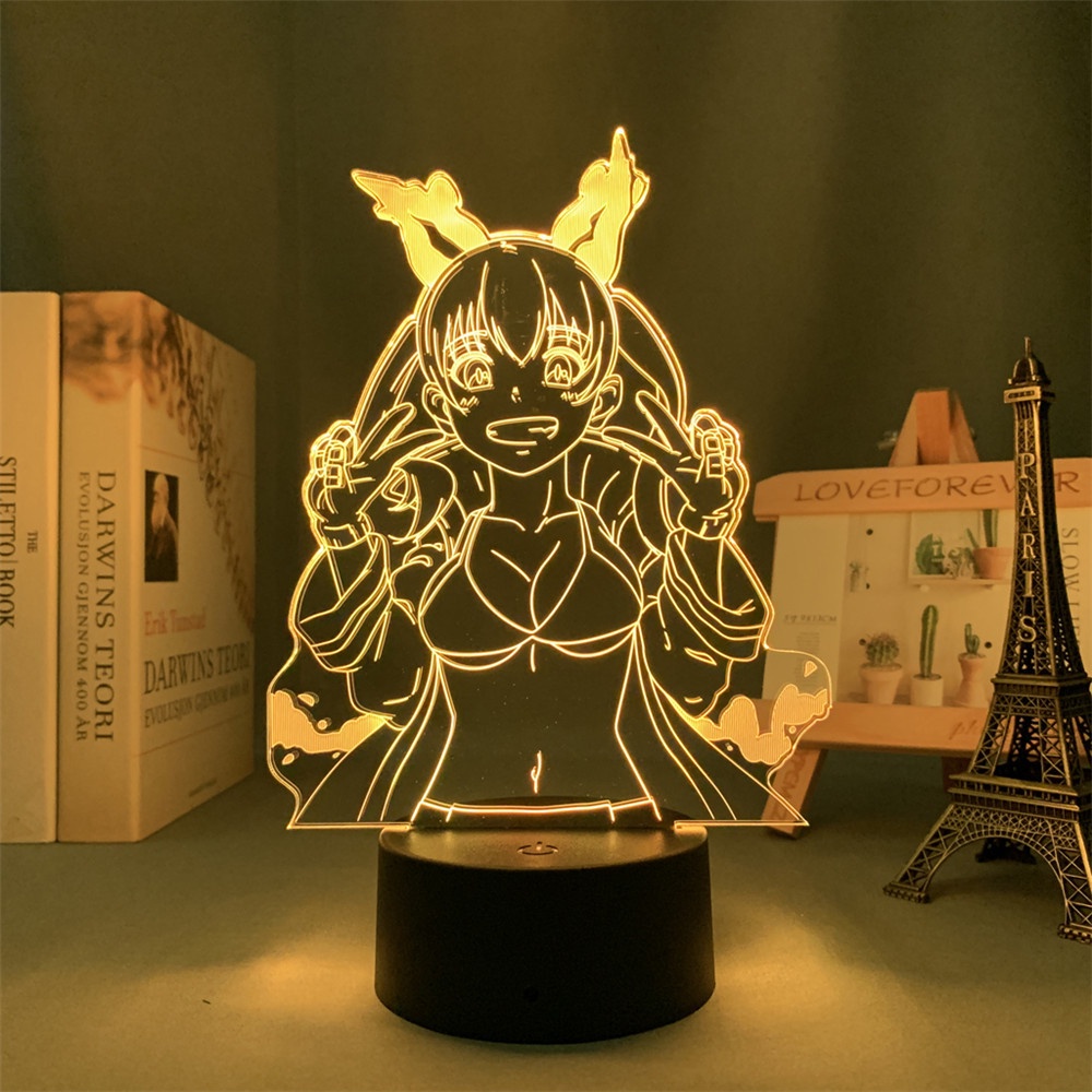 Đèn LED 3d Hình Nhân Vật Anime Fire Force + Điều Khiển Từ Xa