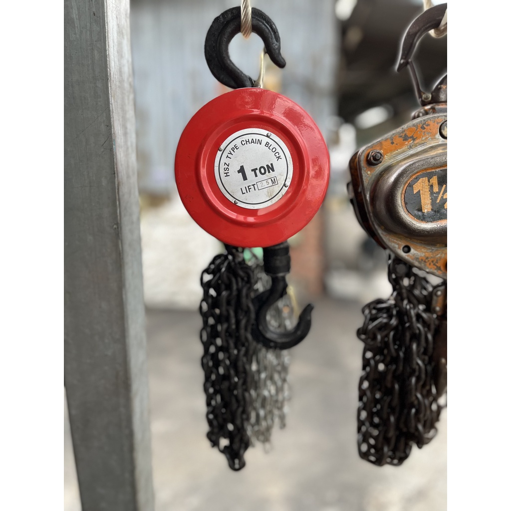Palang Xích 1 Tấn cáp thép Thái Bình Vina