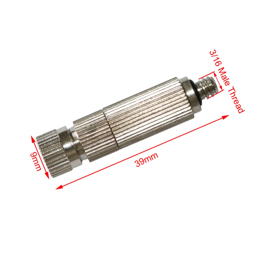 Béc phun sương làm mát nhà yến số 1, 2, 3 tích hợp lọc bên trong thân béc; Áp Suất Cao 0.1-0.5mm