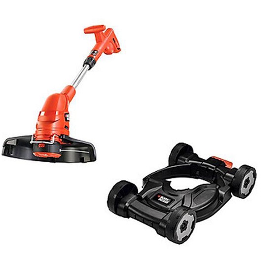 Combo Máy cắt cỏ cầm tay Black & Decker GL4525-B1 450W và Bánh xe máy cắt cỏ Black & Decker CM100-B1