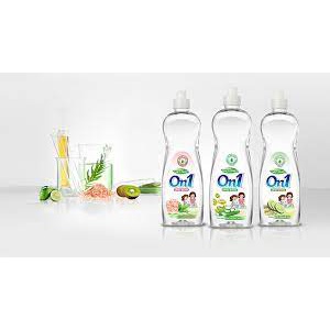 Nước rửa chén cao cấp On1 400g 1 chai - COMBO 5 CHAI