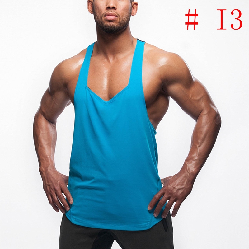 Men Gym Shirt sports vest Sports Shirt Thời Trang Nam Áo nỉ Áo cổ trụ Áo ba lỗ áo vest nam áo thể thao áo thể dục RFC