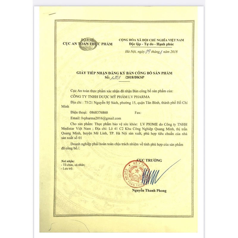 LV PIOME- VIÊN UỐNG TRẮNG DA, GIẢM NÁM, CHỐNG LÃO HÓA | Thế Giới Skin Care