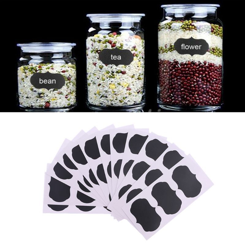 Miếng Dán Bảng Đen Viết Phấn Dùng Trang Trí Hũ Gia Vị Nhà Bếp