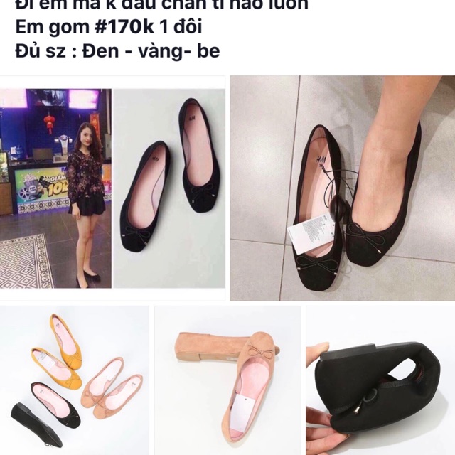 Giày bệt HM
