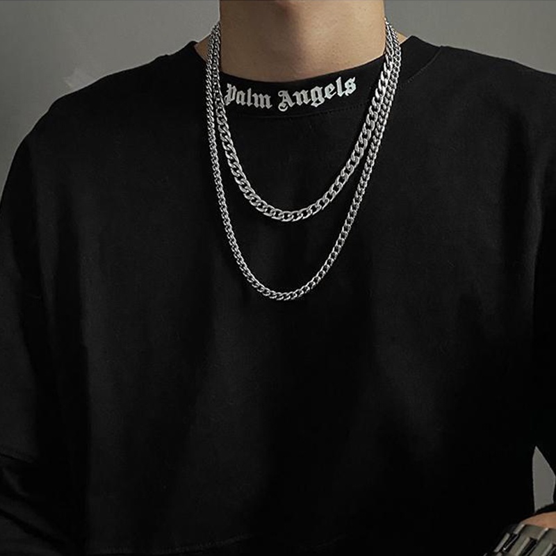 Hip Hop Style Cuban Chain Necklace for Men and Women