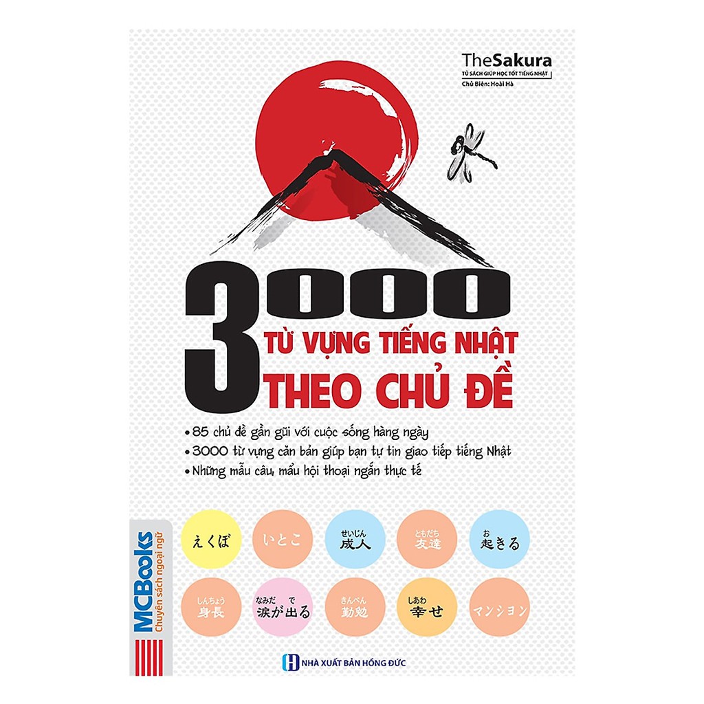 Sách - 3000 Từ Vựng Tiếng Nhật Theo Chủ Đề - MCBooks