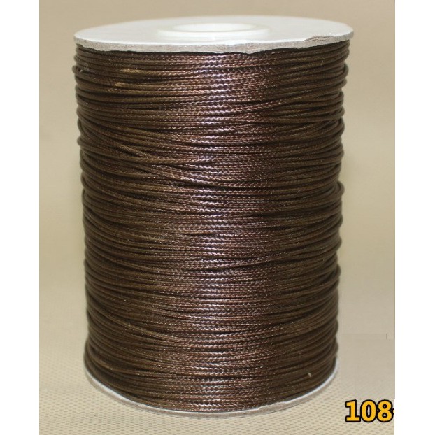 Bó 5-10m Dây sáp da , sáp bóng 1mm có 38 màu để chọn