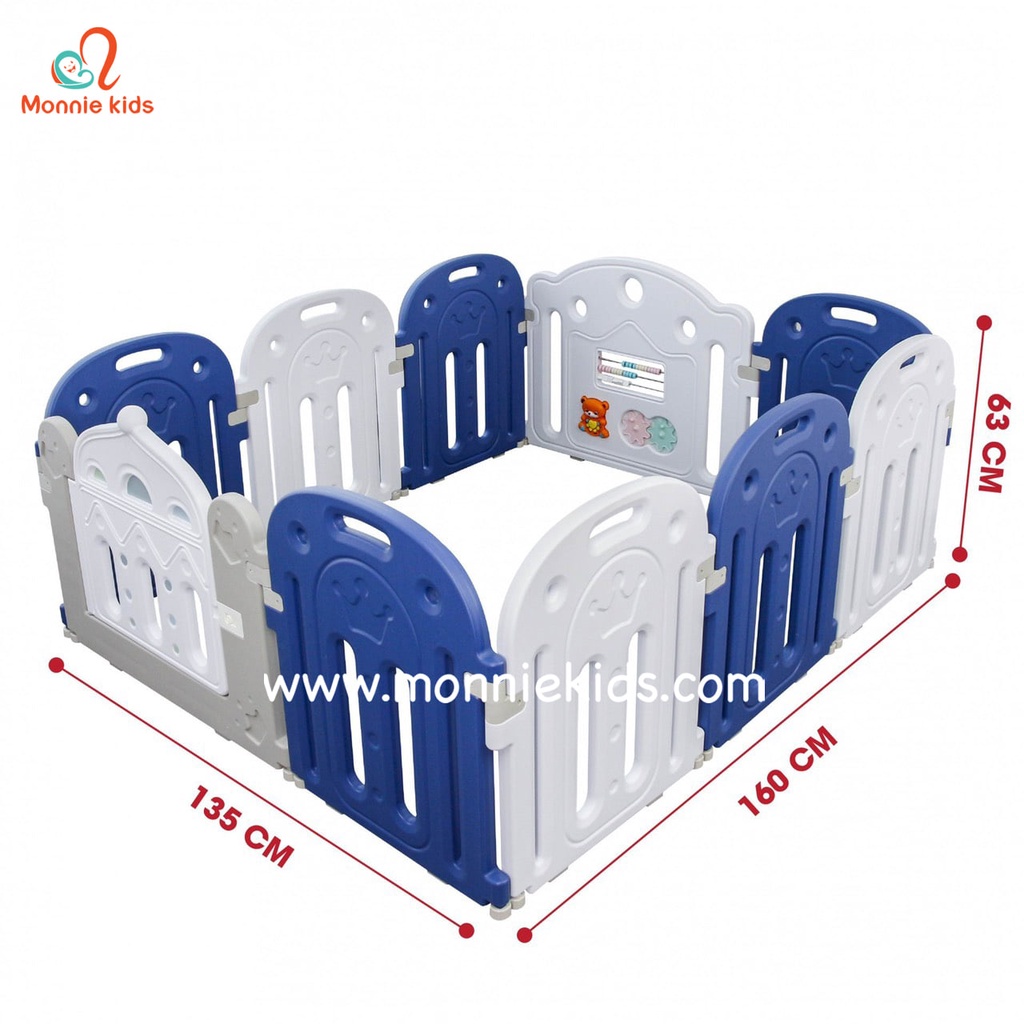 Quây bóng Toys House, quây nhà bóng tạo không gian an toàn tại nhà cho bé - Monnie Kids