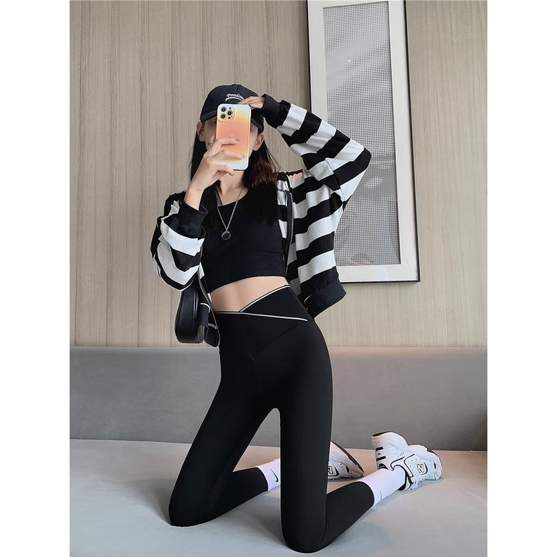 Quần Legging Cạp Chéo