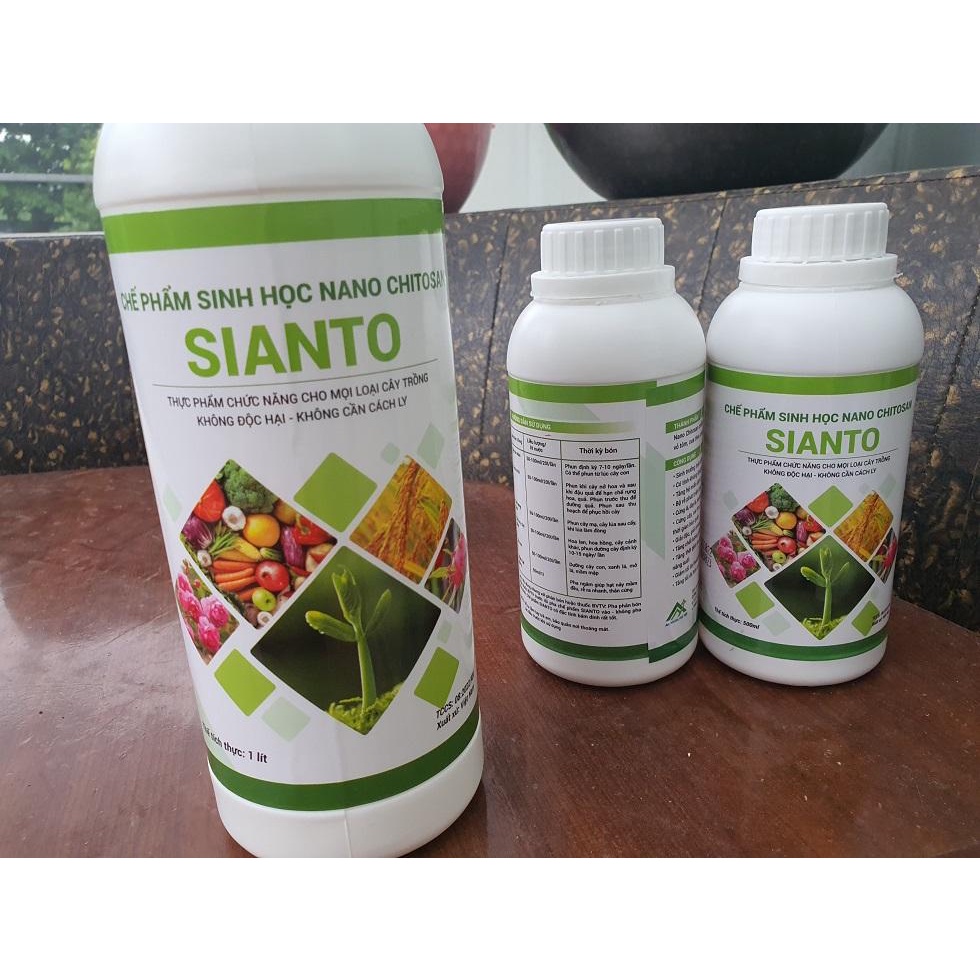 CHẾ PHẨM SINH HỌC SIANTO 1Lit KÍCH THÍCH SINH TRƯỞNG, KHÔNG MÙI, KHÔNG ĐỘC- CHÍNH HÃNG