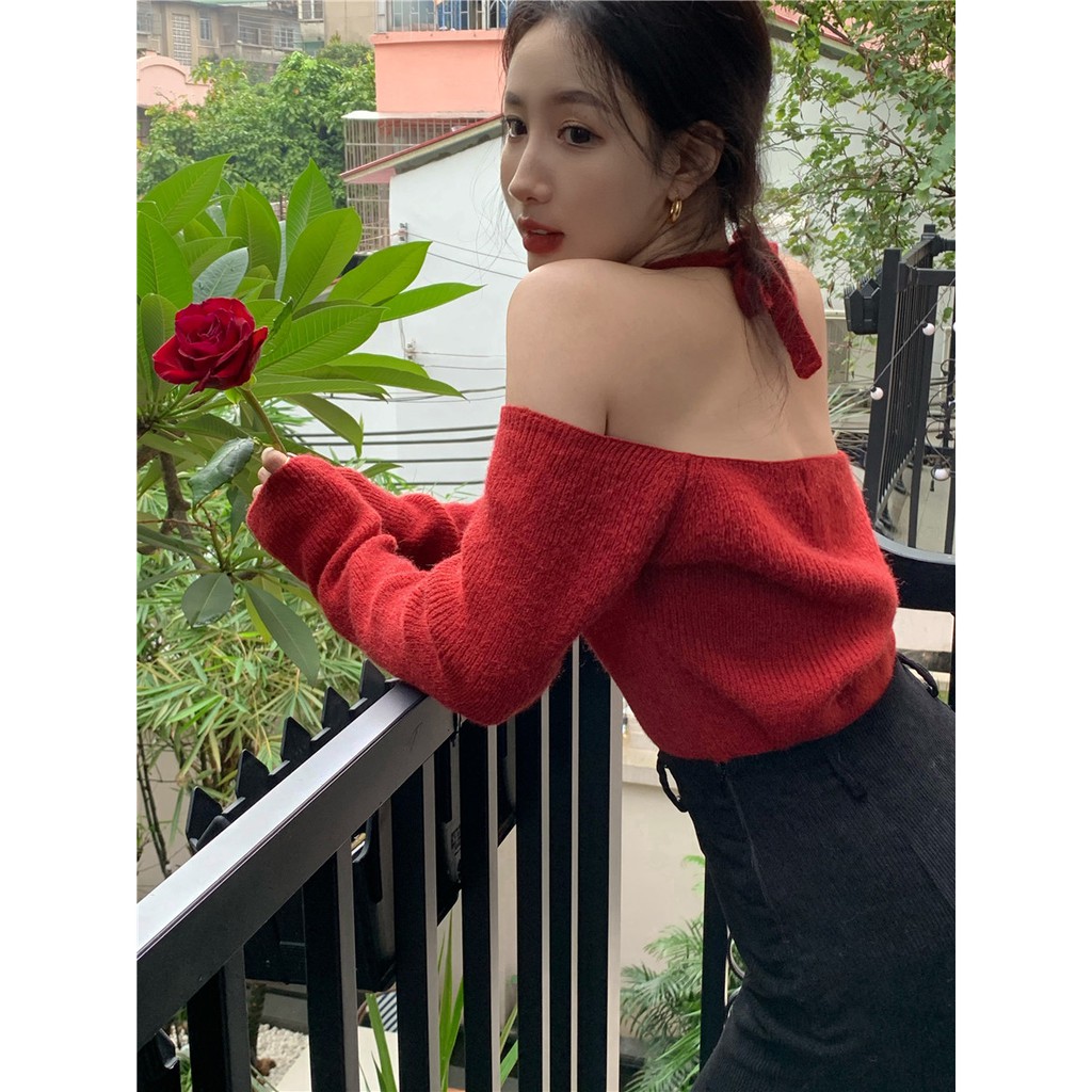 Áo khoác cardigan dệt kim dáng ngắn thời trang xuân thu dễ phối đồ
