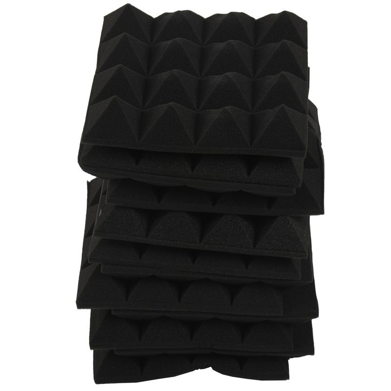 Set 12 Tấm Xốp Cách Âm Hình Kim Tự Tháp Tiện Dụng