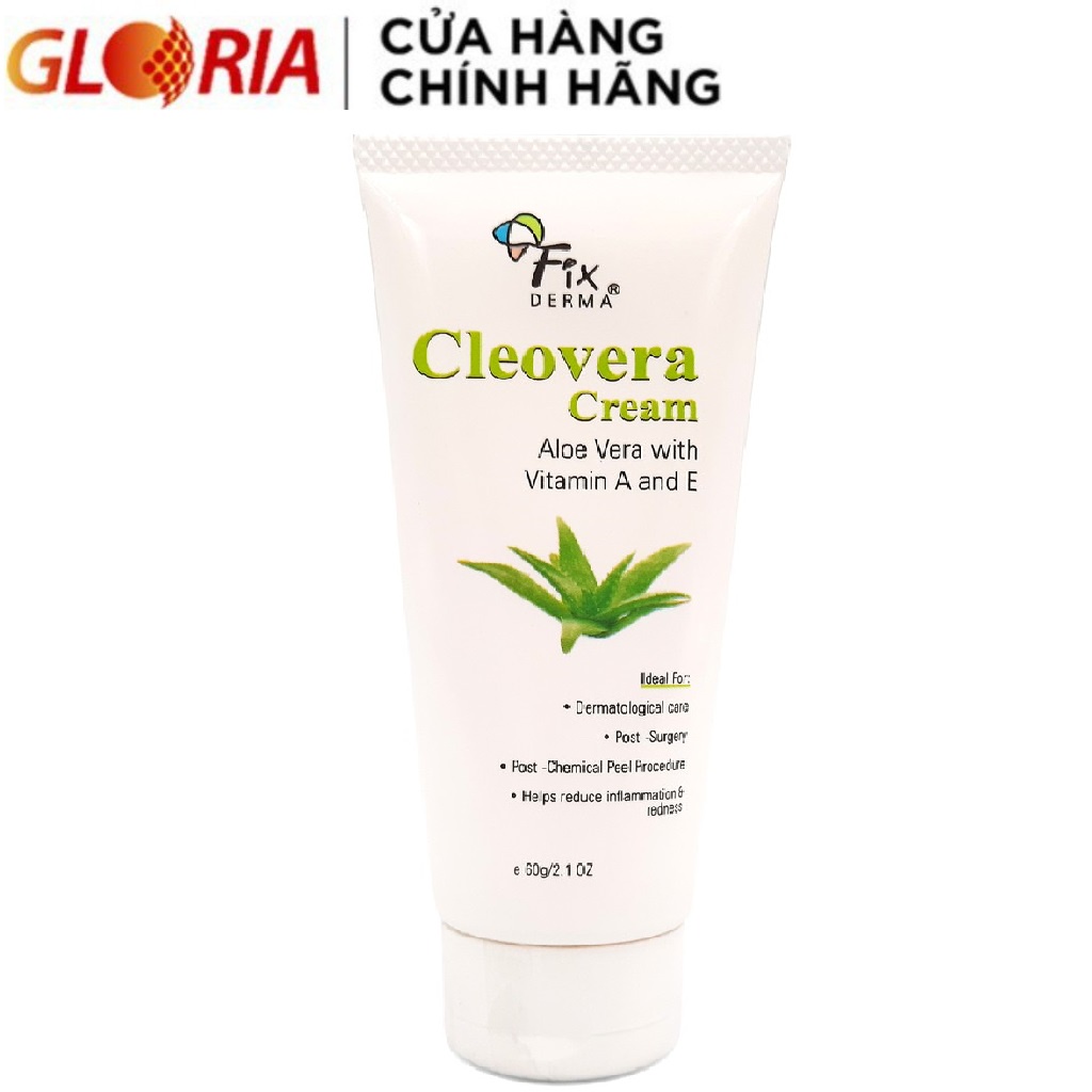 Kem Dưỡng Ẩm Nha Đam Lô Hội Trẻ Hóa Làn Da Fixderma Cleovera Cream 60g