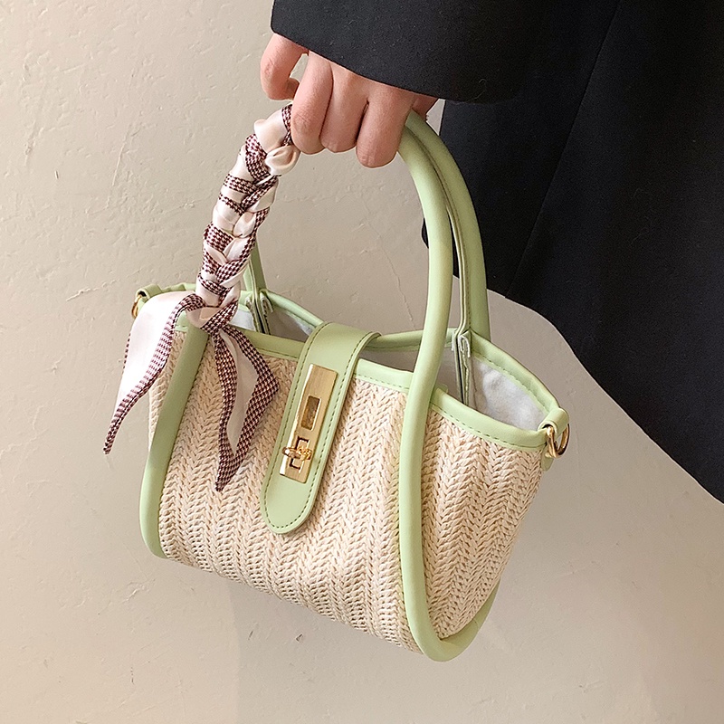 IELGY Túi cói Đan Rơm Chất Lượng Cao Thời Trang Cho Nữ