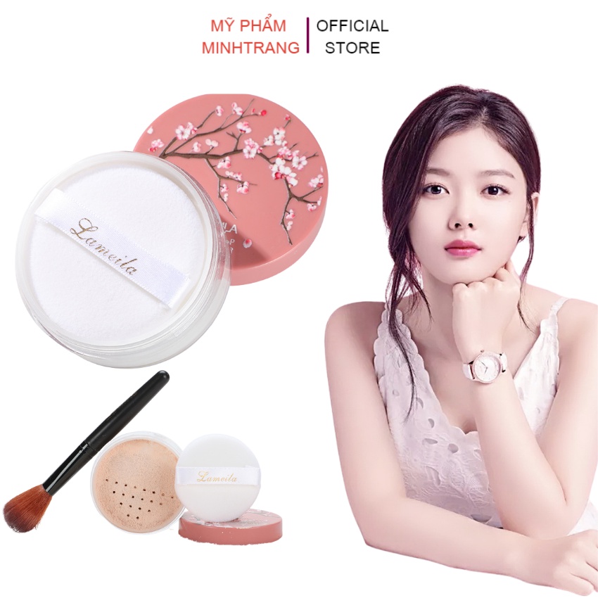 Phấn phủ kiềm dầu Lameila Make Up Powder 5069,phấn nền dạng bột kiểm soát bã nhờn hiệu quả,lên tone đẹp giúp da mịn màng