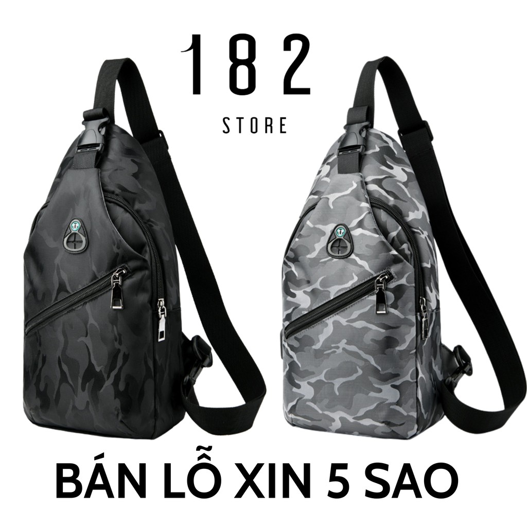 Túi Đeo Chéo, Đeo Ngực Nam Nữ CAMO Thời Trang Hàn Quốc Vải Oxford Cao Cấp Freeship - 182 STORE