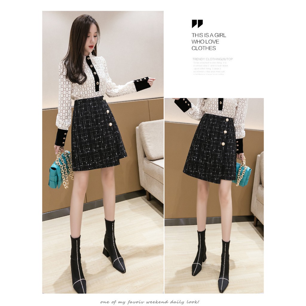 CHÂN VÁY NỮ NGẮN DÁNG A , CHẤT DẠ TWEED HOT TREND 2021 ❤ SIÊU SANG CHẢNH , LÊN DÁNG CỰC XINH  ❤ | BigBuy360 - bigbuy360.vn