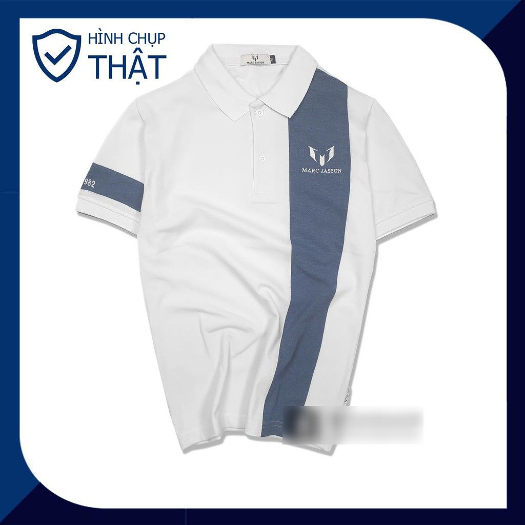 Áo polo nam MARC1982 4M vải cotton cá sấu - Phối màu trẻ trung, năng động THE BASIC STORE | BigBuy360 - bigbuy360.vn