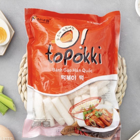 BÁNH GẠO HÀN QUỐC GÓI 500GR  NGON